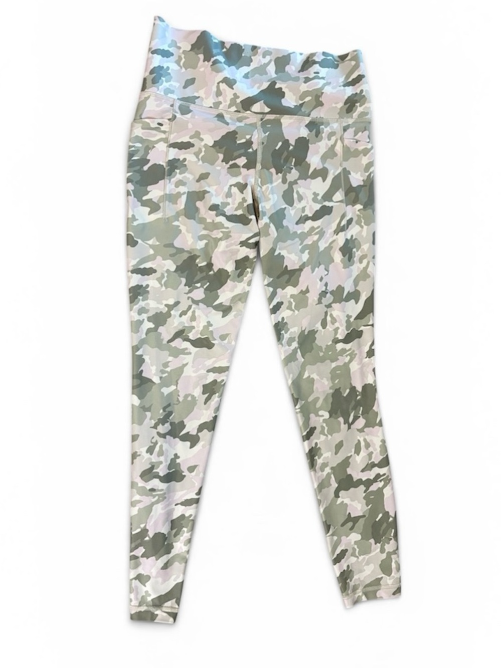 Athleta Camouflage High-Waist Leggings - Sage Green
